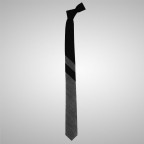 Two Coloured Grey/Black Slim Tie