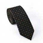 Dots Black Tie